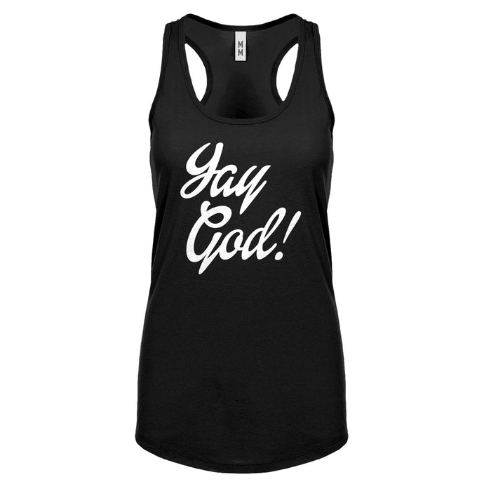 Yay God Womens Racerback Tank Top