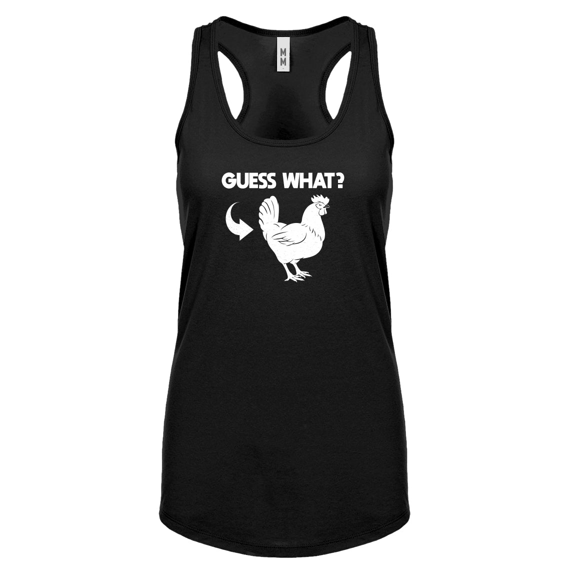 Racerback Chicken Butt Womens Tank Top