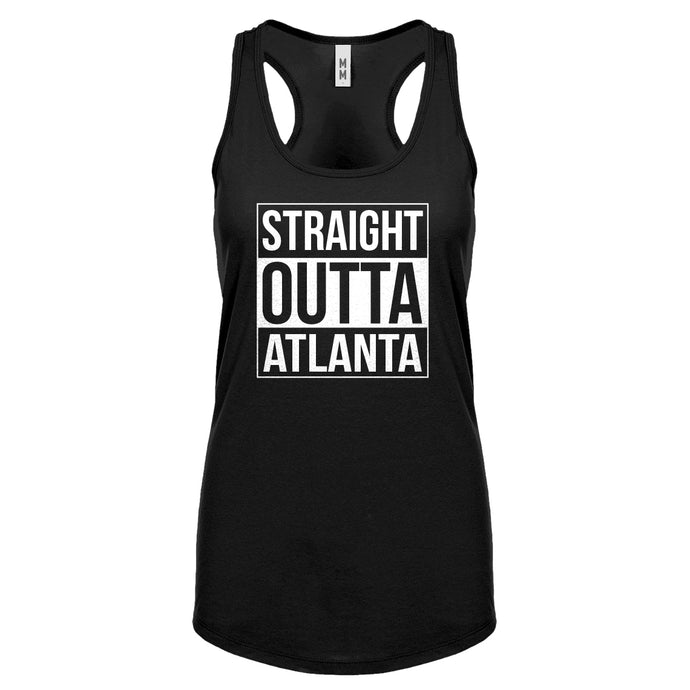Straight Outta Atlanta Womens Racerback Tank Top