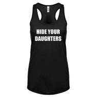 Hide Your Daughters Womens Racerback Tank Top