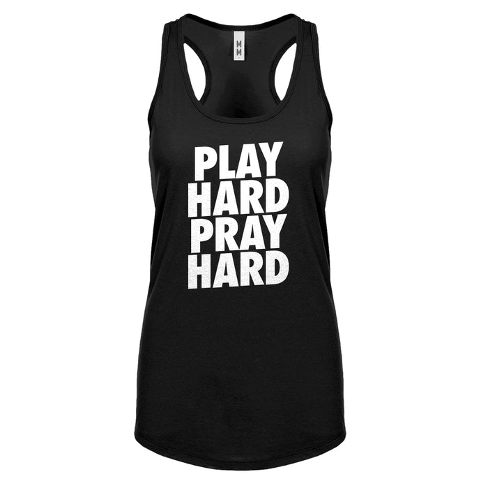 Racerback Play Hard Pray Hard (was 7006) Womens Tank Top