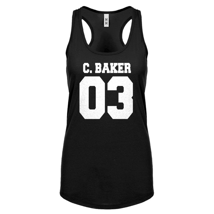 C. BAKER 03 Womens Racerback Tank Top