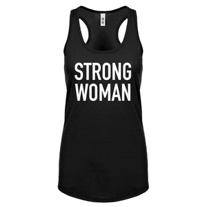 Racerback Strong Woman Womens Tank Top