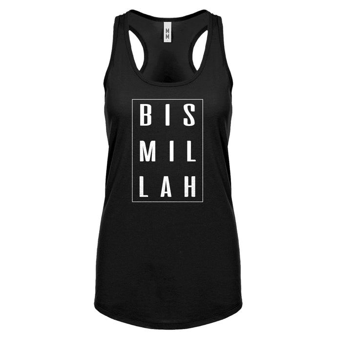 Racerback Bismillah Womens Tank Top