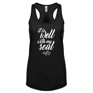 Racerback It is Well with My Soul Womens Tank Top