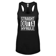 Straight Outta Hyrule Womens Racerback Tank Top