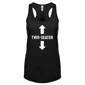 Two Seater Womens Racerback Tank Top