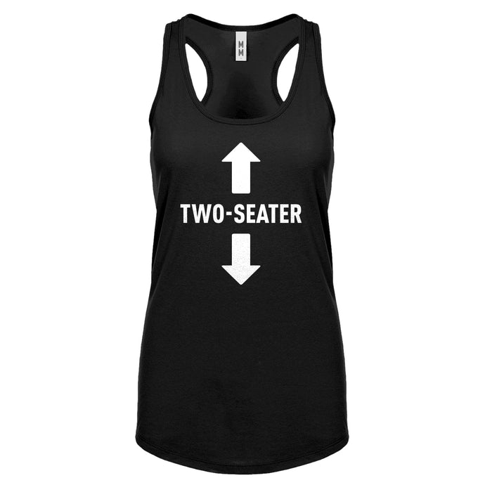 Two Seater Womens Racerback Tank Top