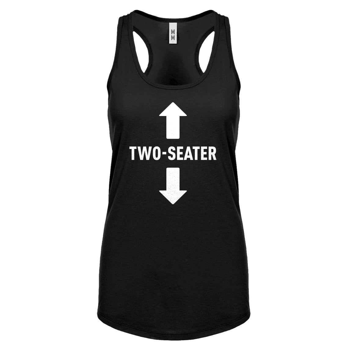 Two Seater Womens Racerback Tank Top