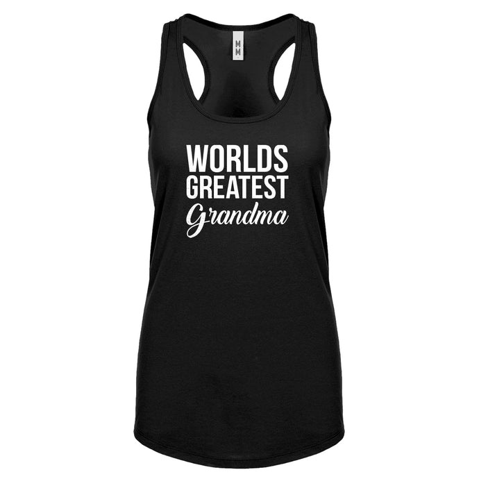 World's Greatest Grandma Womens Racerback Tank Top