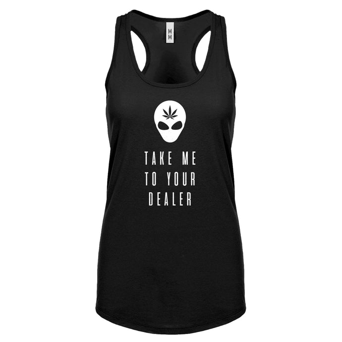 Take Me to Your Dealer Womens Racerback Tank Top