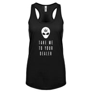 Take Me to Your Dealer Womens Racerback Tank Top