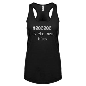 Racerback 000000 is the new black Womens Tank Top