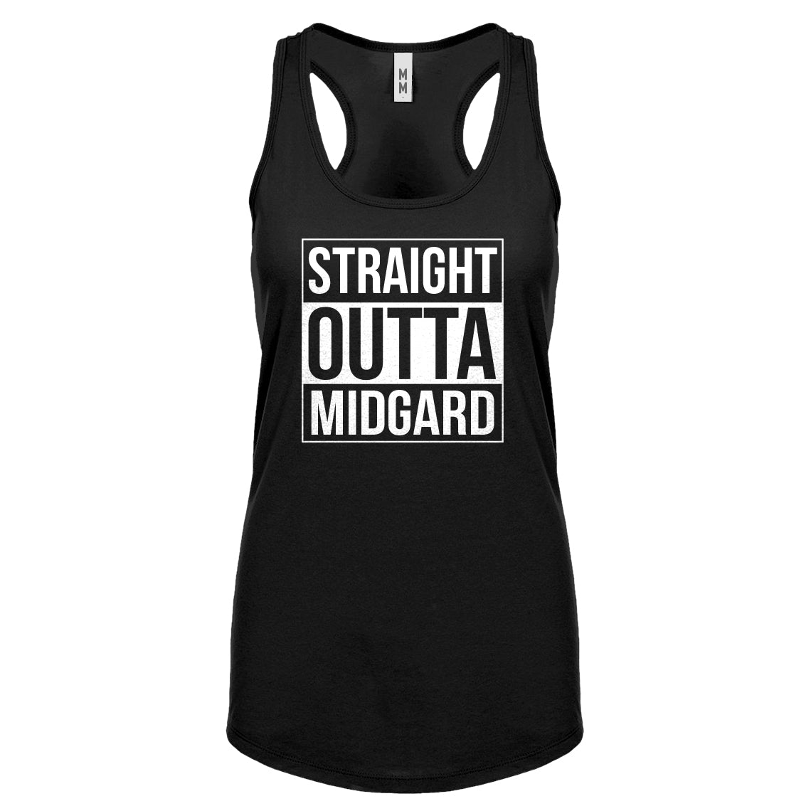 Racerback Straight Outta Midgard Womens Tank Top