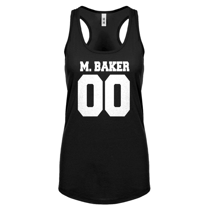 M. BAKER 00 Womens Racerback Tank Top