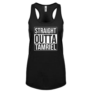 Straight Outta Tamriel Womens Racerback Tank Top