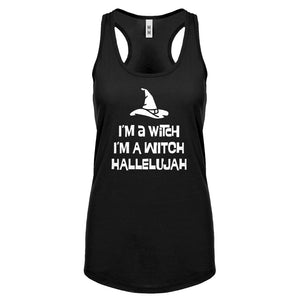 Im a Witch Hallelujah Womens Racerback Tank Top