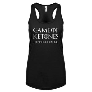 Racerback Game of Ketones Womens Tank Top