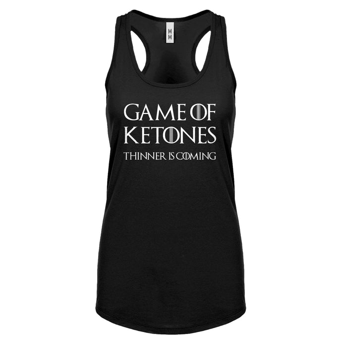 Racerback Game of Ketones Womens Tank Top