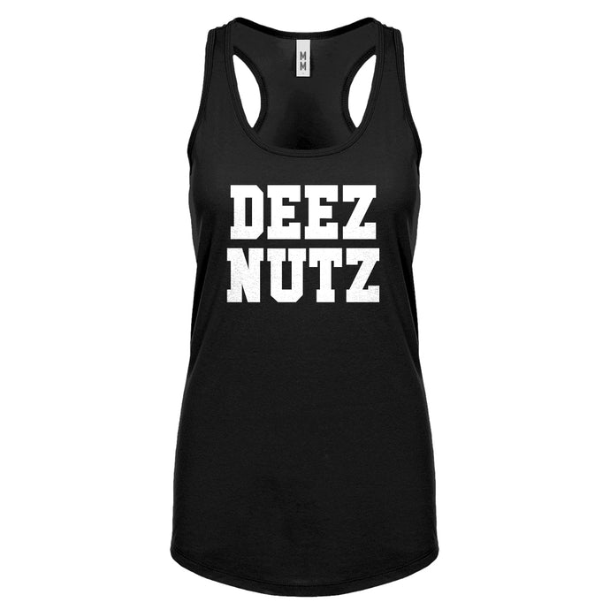Racerback Deez Nuts Womens Tank Top