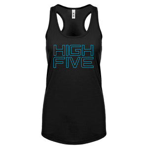 Racerback High Five Womens Tank Top
