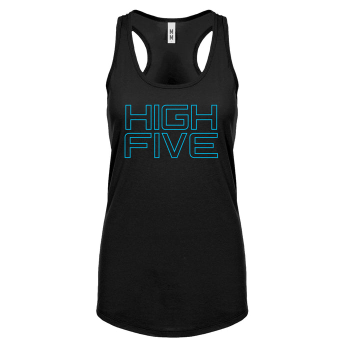 Racerback High Five Womens Tank Top