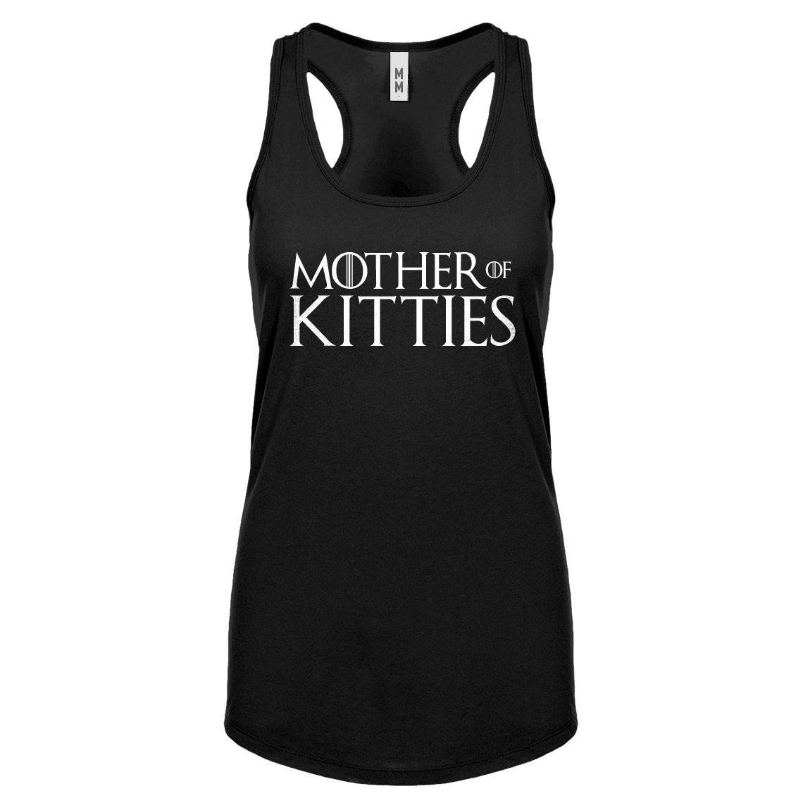 Racerback Mother of Kitties Womens Tank Top