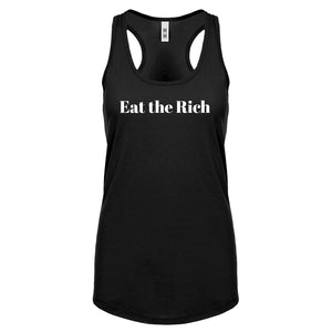 Eat the Rich Womens Racerback Tank Top