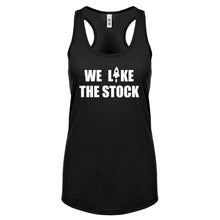 WE LIKE THE STOCK Womens Racerback Tank Top