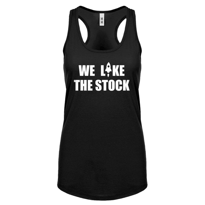 WE LIKE THE STOCK Womens Racerback Tank Top