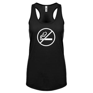 No Smoking Womens Racerback Tank Top