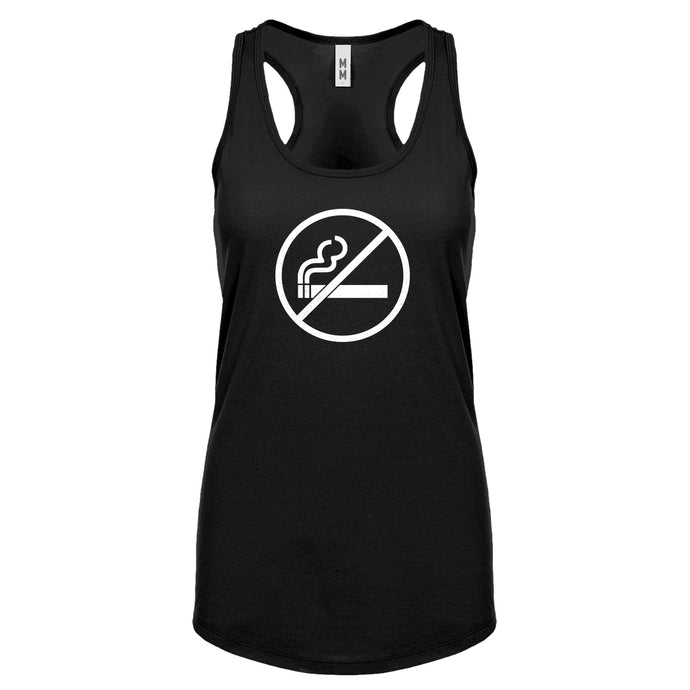 No Smoking Womens Racerback Tank Top