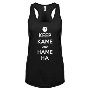 Racerback Keep Kame and Hame Ha Womens Tank Top