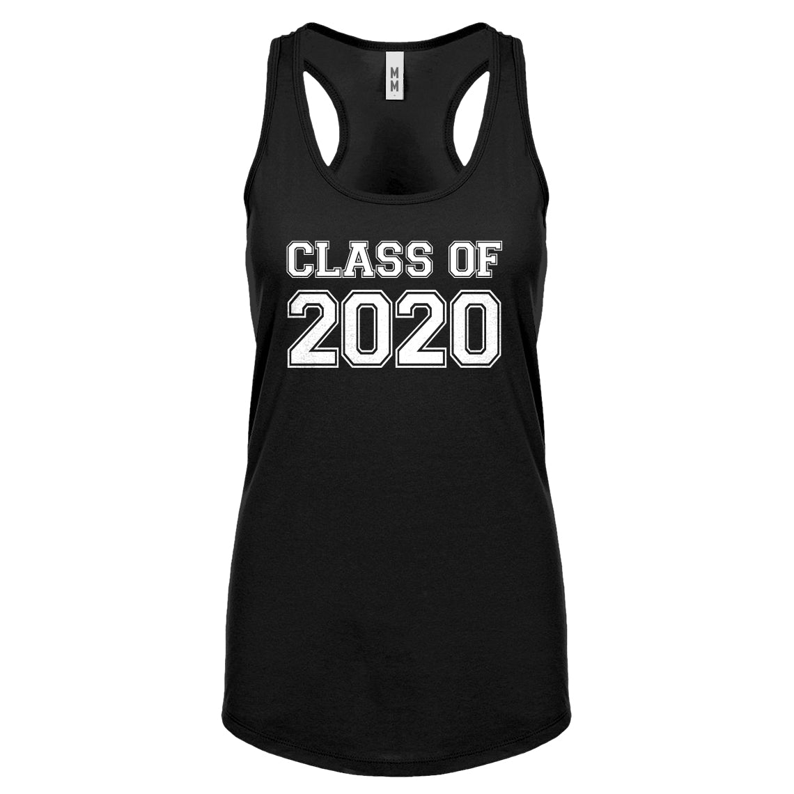 Racerback Class of 2020 Womens Tank Top