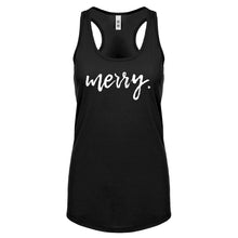 Merry. Womens Racerback Tank Top