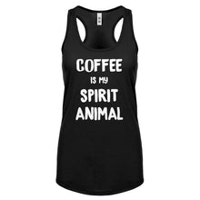 Coffee is my Spirit Animal Womens Racerback Tank Top