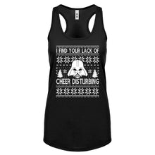 Racerback I Find Your Lack of Cheer Disturbing Womens Tank Top