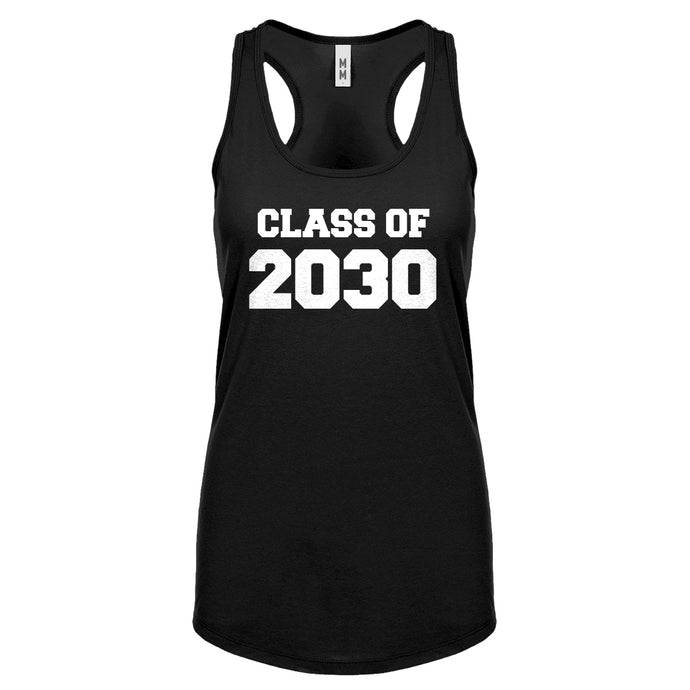 Class of 2030 Womens Racerback Tank Top