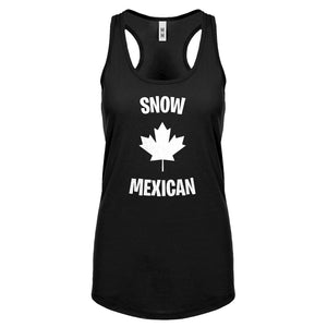 Snow Mexican Womens Racerback Tank Top