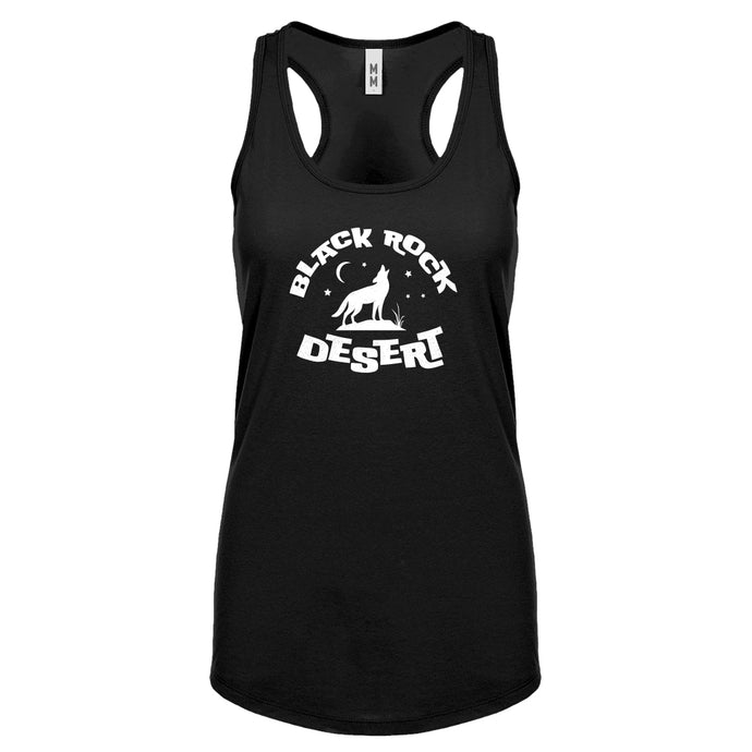 Black Rock Desert Womens Racerback Tank Top