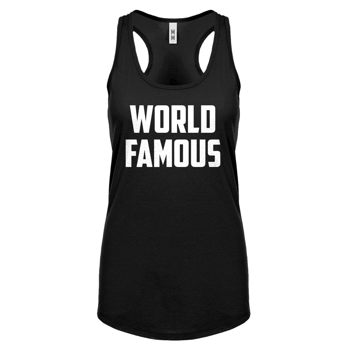 Racerback World Famous Womens Tank Top