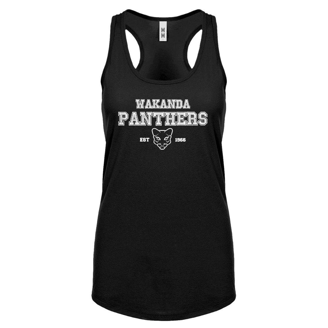 Racerback Wakanda Panthers 1966 Womens Tank Top