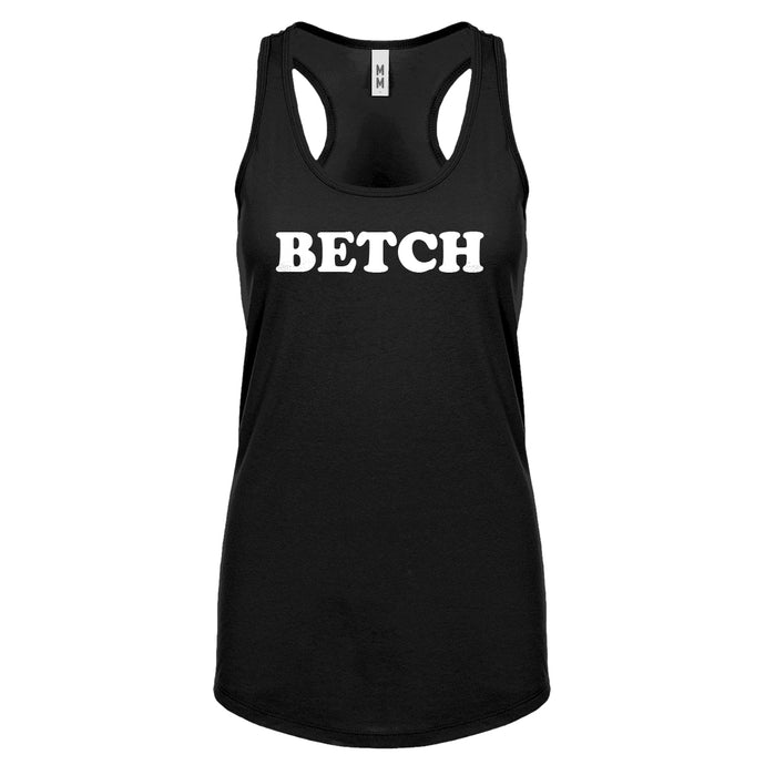 Betch Womens Racerback Tank Top