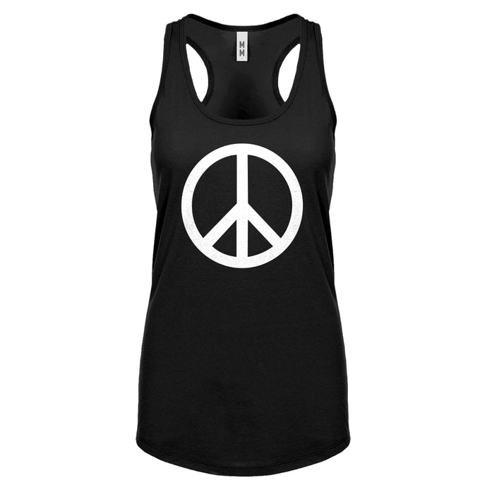 Peace Womens Racerback Tank Top