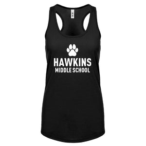 Hawkins Middle School Womens Racerback Tank Top