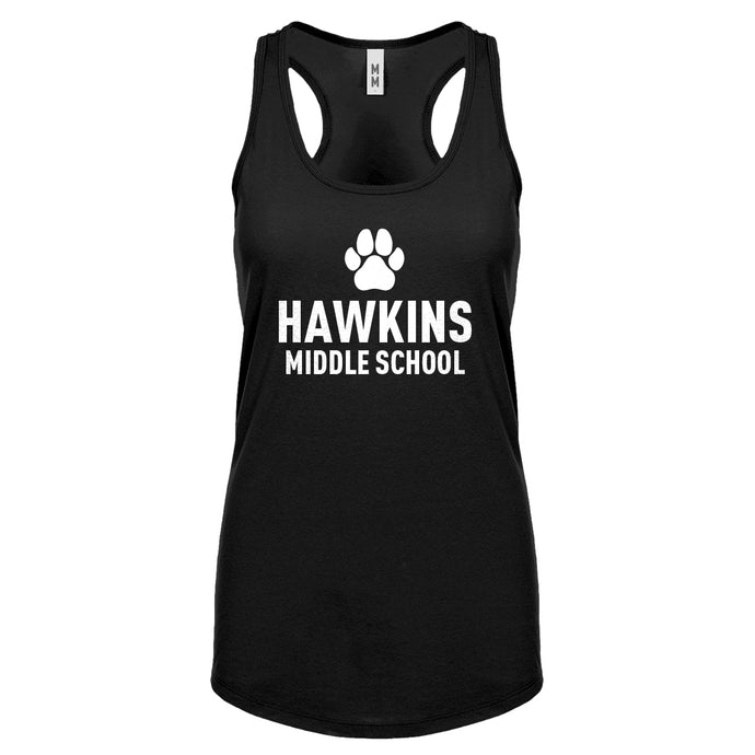 Hawkins Middle School Womens Racerback Tank Top