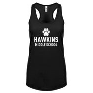Hawkins Middle School Womens Racerback Tank Top