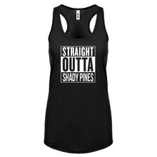 Racerback Straight Outta Shady Pines Womens Tank Top