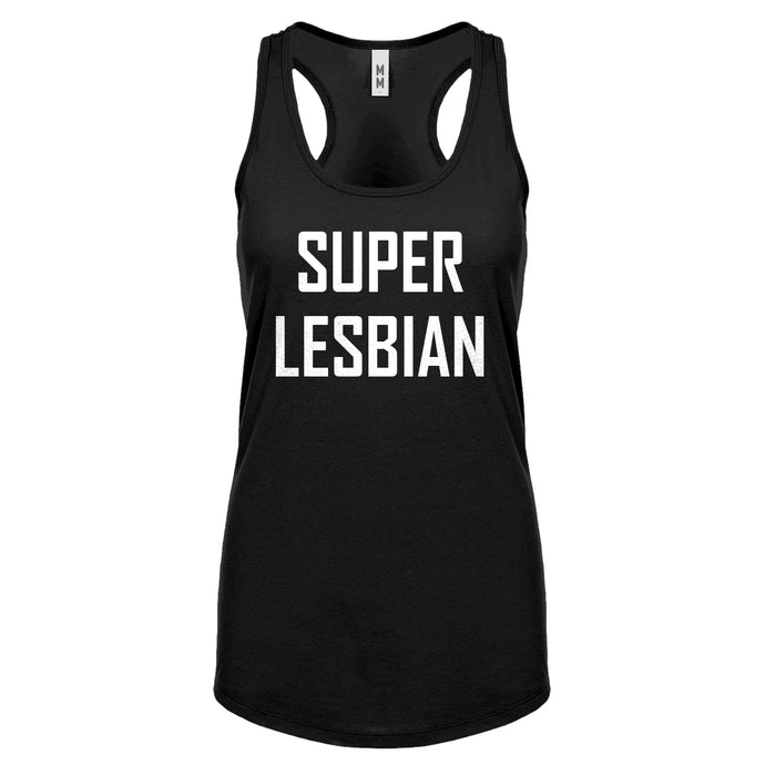 Super Lesbian Womens Racerback Tank Top