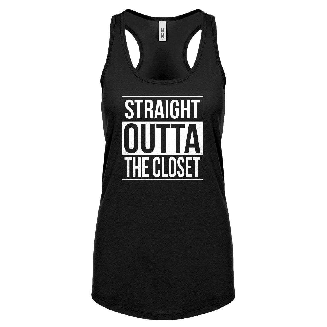 Straight Outta the Closet Womens Racerback Tank Top